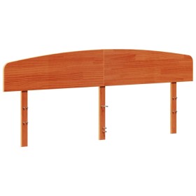 vidaXL Kopfteil Wachsbraun 200 cm Massivholz Kiefer