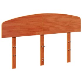 vidaXL Kopfteil Wachsbraun 120 cm Massivholz Kiefer