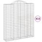 vidaXL Gabionen mit Hochbogen 15Stk. 200x50x220/240cm Verzinktes Eisen vidaXL Gabionen mit Hochbogen 15Stk. 200x50x220/240cm Verzinktes Eisen
