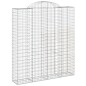 vidaXL Gabionen mit Hochbogen 15Stk. 200x50x220/240cm Verzinktes Eisen vidaXL Gabionen mit Hochbogen 15Stk. 200x50x220/240cm Verzinktes Eisen
