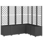 vidaXL Pflanzkübel mit Rankgitter Schwarz 160x120x140 cm PP vidaXL Pflanzkübel mit Rankgitter Schwarz 160x120x140 cm PP