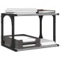 vidaXL Druckerständer 2 Ablagen Grau Sonoma 41x28x33,5cm Holzwerkstoff vidaXL Druckerständer 2 Ablagen Grau Sonoma 41x28x33,5cm Holzwerkstoff