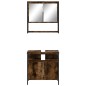 vidaXL 2-tlg. Badmöbel-Set Räuchereiche Holzwerkstoff vidaXL 2-tlg. Badmöbel-Set Räuchereiche Holzwerkstoff
