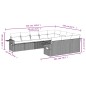 vidaXL 10-tlg. Garten-Sofagarnitur mit Kissen Braun Poly Rattan vidaXL 10-tlg. Garten-Sofagarnitur mit Kissen Braun Poly Rattan