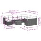 vidaXL 11-tlg. Garten-Sofagarnitur mit Kissen Schwarz Poly Rattan vidaXL 11-tlg. Garten-Sofagarnitur mit Kissen Schwarz Poly Rattan