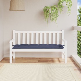 vidaXL Gartenbank-Auflage Marineblau 150x50x7 cm Oxford-Gewebe