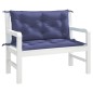 vidaXL Gartenbank-Auflagen 2 Stk. Marineblau 100x50x7 cm Oxford-Gewebe vidaXL Gartenbank-Auflagen 2 Stk. Marineblau 100x50x7 cm Oxford-Gewebe