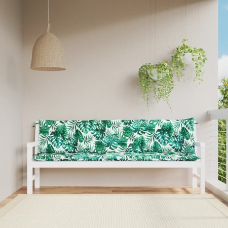 vidaXL Gartenbank-Auflagen 2 Stk. Marineblau 200x50x7 cm Oxford-Gewebe