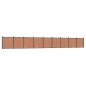 vidaXL Zaunelement Braun 1564x186 cm WPC vidaXL Zaunelement Braun 1564x186 cm WPC