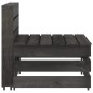 6-tlg. Garten-Lounge-Set Grau Imprägniertes Kiefernholz 6-tlg. Garten-Lounge-Set Grau Imprägniertes Kiefernholz