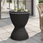 vidaXL 3-in-1 Tisch mit Eiskühler Schwarz Polypropylen vidaXL 3-in-1 Tisch mit Eiskühler Schwarz Polypropylen