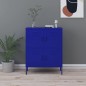 vidaXL Lagerschrank Marineblau 80x35x101,5 cm Stahl vidaXL Lagerschrank Marineblau 80x35x101,5 cm Stahl