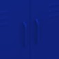 vidaXL Lagerschrank Marineblau 80x35x101,5 cm Stahl vidaXL Lagerschrank Marineblau 80x35x101,5 cm Stahl