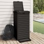 vidaXL Outdoor-Mülltonne Schwarz 41x41x86 cm Polypropylen vidaXL Outdoor-Mülltonne Schwarz 41x41x86 cm Polypropylen