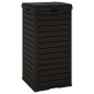 vidaXL Outdoor-Mülltonne Schwarz 41x41x86 cm Polypropylen vidaXL Outdoor-Mülltonne Schwarz 41x41x86 cm Polypropylen