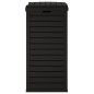 vidaXL Outdoor-Mülltonne Schwarz 41x41x86 cm Polypropylen vidaXL Outdoor-Mülltonne Schwarz 41x41x86 cm Polypropylen