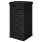 vidaXL Outdoor-Mülltonne Schwarz 41x41x86 cm Polypropylen vidaXL Outdoor-Mülltonne Schwarz 41x41x86 cm Polypropylen