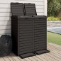 vidaXL Outdoor-Mülltonne Schwarz 78x41x86 cm Polypropylen vidaXL Outdoor-Mülltonne Schwarz 78x41x86 cm Polypropylen