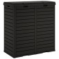 vidaXL Outdoor-Mülltonne Schwarz 78x41x86 cm Polypropylen vidaXL Outdoor-Mülltonne Schwarz 78x41x86 cm Polypropylen