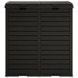 vidaXL Outdoor-Mülltonne Schwarz 78x41x86 cm Polypropylen vidaXL Outdoor-Mülltonne Schwarz 78x41x86 cm Polypropylen