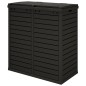 vidaXL Outdoor-Mülltonne Schwarz 78x41x86 cm Polypropylen vidaXL Outdoor-Mülltonne Schwarz 78x41x86 cm Polypropylen
