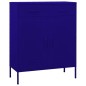 vidaXL Lagerschrank Marineblau 80x35x101,5 cm Stahl vidaXL Lagerschrank Marineblau 80x35x101,5 cm Stahl