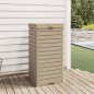 vidaXL Outdoor-Mülltonne Hellbraun 41x41x86 cm Polypropylen vidaXL Outdoor-Mülltonne Hellbraun 41x41x86 cm Polypropylen