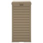 vidaXL Outdoor-Mülltonne Hellbraun 41x41x86 cm Polypropylen vidaXL Outdoor-Mülltonne Hellbraun 41x41x86 cm Polypropylen
