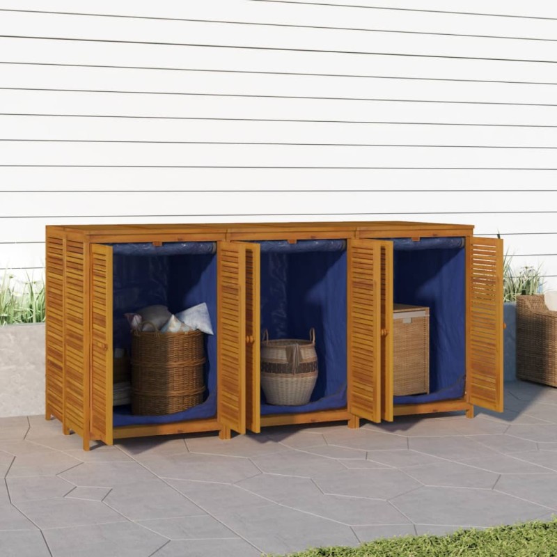 vidaXL Gartenbox 210x87x104 cm Massivholz Akazie vidaXL Gartenbox 210x87x104 cm Massivholz Akazie