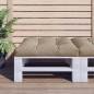 vidaXL Palettenkissen Taupe 80x80x12 cm Stoff vidaXL Palettenkissen Taupe 80x80x12 cm Stoff