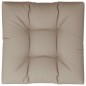 vidaXL Palettenkissen Taupe 80x80x12 cm Stoff vidaXL Palettenkissen Taupe 80x80x12 cm Stoff