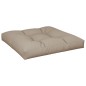 vidaXL Palettenkissen Taupe 80x80x12 cm Stoff vidaXL Palettenkissen Taupe 80x80x12 cm Stoff