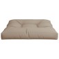 vidaXL Palettenkissen Taupe 80x80x12 cm Stoff vidaXL Palettenkissen Taupe 80x80x12 cm Stoff