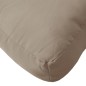 vidaXL Palettenkissen Taupe 80x80x12 cm Stoff vidaXL Palettenkissen Taupe 80x80x12 cm Stoff