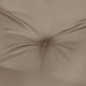 vidaXL Palettenkissen Taupe 80x80x12 cm Stoff vidaXL Palettenkissen Taupe 80x80x12 cm Stoff