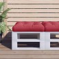 vidaXL Palettenkissen 50x50x12 cm Weinrot Stoff vidaXL Palettenkissen 50x50x12 cm Weinrot Stoff