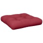 vidaXL Palettenkissen 50x50x12 cm Weinrot Stoff vidaXL Palettenkissen 50x50x12 cm Weinrot Stoff