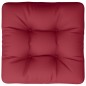 vidaXL Palettenkissen 50x50x12 cm Weinrot Stoff vidaXL Palettenkissen 50x50x12 cm Weinrot Stoff