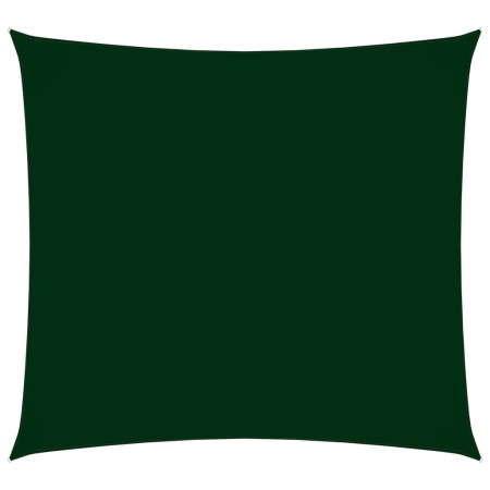 vidaXL Sonnensegel Oxford-Gewebe Quadratisch 3,6x3,6 m Dunkelgrün