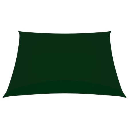 vidaXL Sonnensegel Oxford-Gewebe Quadratisch 3,6x3,6 m Dunkelgrün