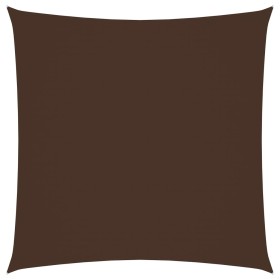 vidaXL Sonnensegel Oxford-Gewebe Quadratisch 4x4 m Braun