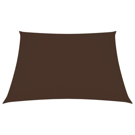 vidaXL Sonnensegel Oxford-Gewebe Quadratisch 4x4 m Braun