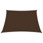 vidaXL Sonnensegel Oxford-Gewebe Quadratisch 6x6 m Braun