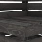 4-Sitzer Outdoor-Sofa Grau Imprägniertes Kiefernholz 4-Sitzer Outdoor-Sofa Grau Imprägniertes Kiefernholz
