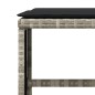 vidaXL 13-tlg. Garten-Essgruppe mit Kissen Hellgrau Poly Rattan vidaXL 13-tlg. Garten-Essgruppe mit Kissen Hellgrau Poly Rattan