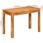 vidaXL Esstisch 110x55x76 cm Massivholz Akazie vidaXL Esstisch 110x55x76 cm Massivholz Akazie