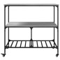 vidaXL Küchenwagen Grau Sonoma 100x50x95 cm Holzwerkstoff vidaXL Küchenwagen Grau Sonoma 100x50x95 cm Holzwerkstoff
