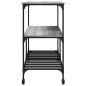 vidaXL Küchenwagen Grau Sonoma 100x50x95 cm Holzwerkstoff vidaXL Küchenwagen Grau Sonoma 100x50x95 cm Holzwerkstoff