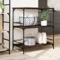vidaXL Küchenwagen Braun Eichen-Optik 100,5x50x105 cm Holzwerkstoff vidaXL Küchenwagen Braun Eichen-Optik 100,5x50x105 cm Holzwerkstoff