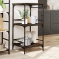 vidaXL Küchenwagen Braun Eichen-Optik 60,5x50x105 cm Holzwerkstoff vidaXL Küchenwagen Braun Eichen-Optik 60,5x50x105 cm Holzwerkstoff